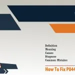 How to fix P0440 obd2 code?