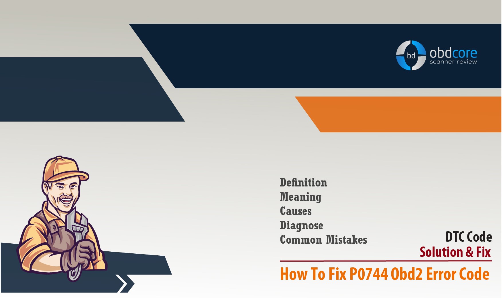 How To Fix P0744 OBD2 Error Code?
