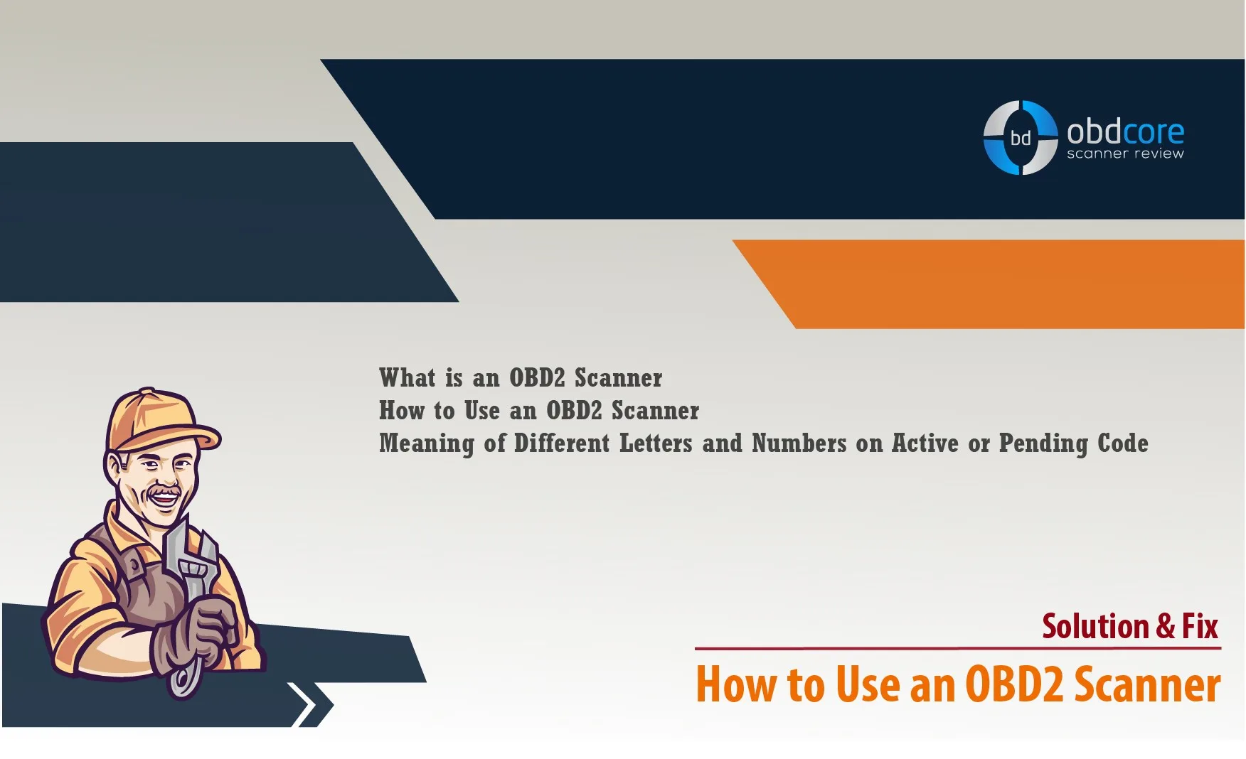 How to Use an OBD2 Scanner?